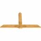 Ekena Millwork Eugene Rough Sawn Timber Gable Bracket, Western Red Cedar, 72"W x 39"H x 2"D x 6"F, 13/12 Pitch GBW072X39X0206EUG00RWR - alternate 4
